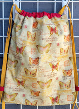 Load image into Gallery viewer, Cotton Drawstring Tote - Botanicals