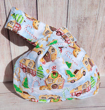 Load image into Gallery viewer, Large Knot Tote - Gingerbread Campers