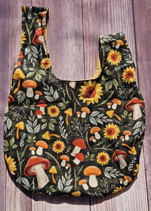 Large Knot Tote - Golden Mushrooms
