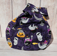 Load image into Gallery viewer, Large Knot Tote - Halloween Sloths