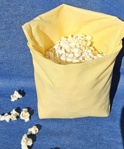 Reusable Popcorn Bag - Apples