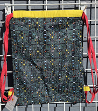 Load image into Gallery viewer, Cotton Drawstring Tote - Gaming