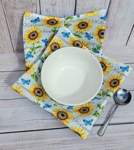 Load image into Gallery viewer, Bowl Cozies - Sunflowers