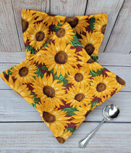 Load image into Gallery viewer, Bowl Cozies - Golden Sunflowers