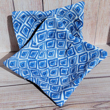 Load image into Gallery viewer, Bowl Cozies - Blue Diamonds