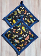 Load image into Gallery viewer, Pot Holders - Butterflies and Feathers