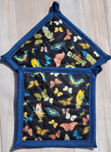 Load image into Gallery viewer, Pot Holders - Butterflies and Feathers