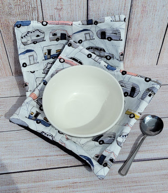 Bowl Cozies - Vintage Cars and Campers