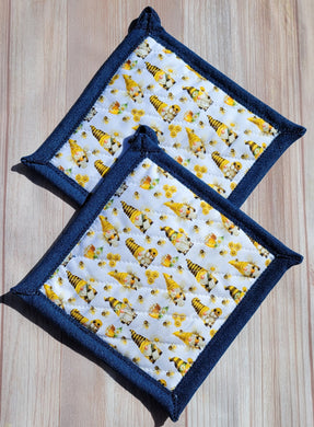 Pot Holders - Bee Gnomes