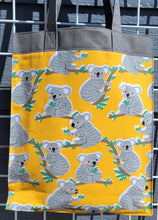 Load image into Gallery viewer, Large Market Tote with Pocket - Koala Bears