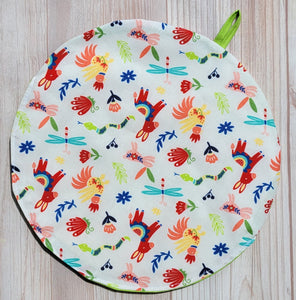 Tortilla Warmer - Donkeys & Chickens