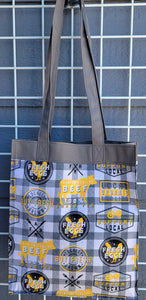 Large Market Tote with Pocket - Where's the Beef!