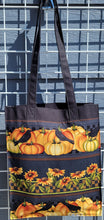 Load image into Gallery viewer, Large Market Tote with Pocket - Ravens and Pumpkins