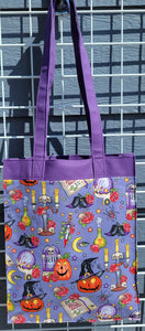 Large Market Tote with Pocket - Spooky Laboratory
