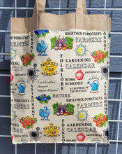 Load image into Gallery viewer, Large Market Tote with Pocket - Farmer&#39;s Almanac