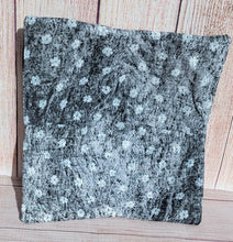 Load image into Gallery viewer, Bowl Cozies - Grey Denim with Flowers