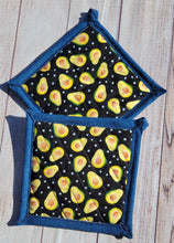 Load image into Gallery viewer, Pot Holders - Starry Avocadoes