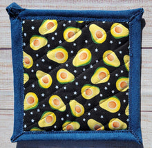 Load image into Gallery viewer, Pot Holders - Starry Avocadoes