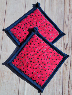 Pot Holders - Watermelon