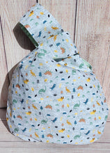 Load image into Gallery viewer, Large Knot Tote - Tiny Dinos
