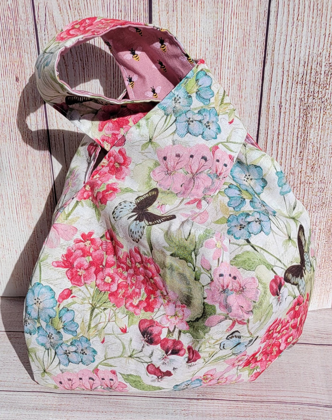 Large Knot Tote - Pastel Floral