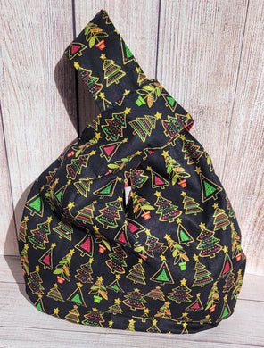 Large Knot Tote - Shimmery Trees
