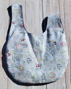Large Knot Tote - Grey Cotton & Indigo