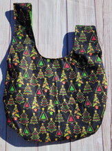 Load image into Gallery viewer, Large Knot Tote - Shimmery Trees