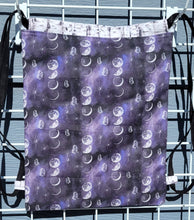 Load image into Gallery viewer, Cotton Drawstring Tote - Moon Phases