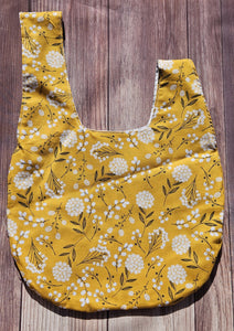 Large Knot Tote - Yellow Cotton