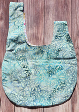 Load image into Gallery viewer, Large Knot Tote - Turquoise Batik