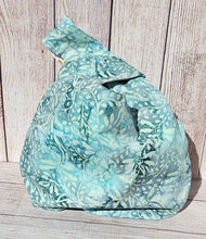 Load image into Gallery viewer, Large Knot Tote - Turquoise Batik