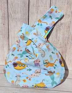 Large Knot Tote - Seafaring Whiskers