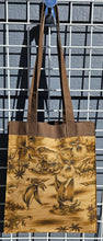 Load image into Gallery viewer, Large Market Tote with Pocket - Vintage Polynesian