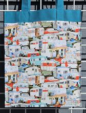 Load image into Gallery viewer, Large Market Tote with Pocket - Sisters on the Fly