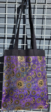Load image into Gallery viewer, Large Market Tote with Pocket - Purple Celestial