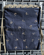 Load image into Gallery viewer, Cotton Drawstring Tote - Century Blue Florals