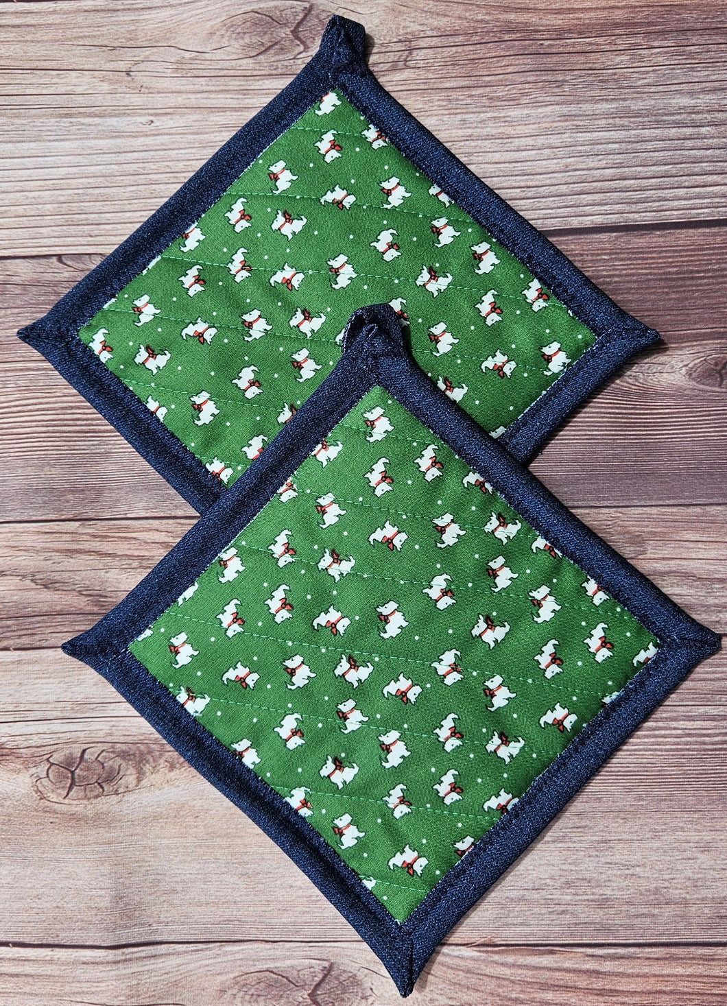 Pot Holders - Scottie Dogs