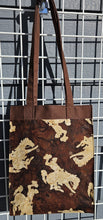 Load image into Gallery viewer, Large Market Tote with Pocket - Bucking Broncos