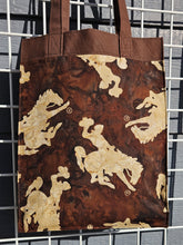 Load image into Gallery viewer, Large Market Tote with Pocket - Bucking Broncos