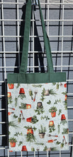 Load image into Gallery viewer, Large Market Tote with Pocket - Herbs in Pots