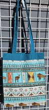 Load image into Gallery viewer, Large Market Tote with Pocket - Buffalo Totem