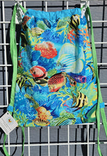 Load image into Gallery viewer, Cotton Drawstring Tote - Sea Life
