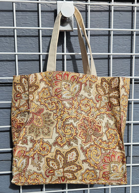Utili-Tote - Tan/Red Paisley