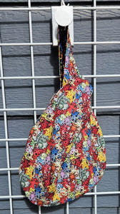 Large Knot Tote - Bright Colorful Cats