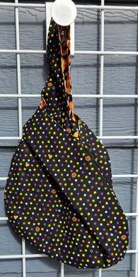 Large Knot Tote - Tiny Pumpkins & Candy Corn