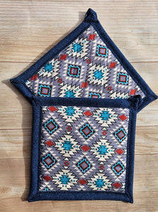Pot Holders - Grey Southwest