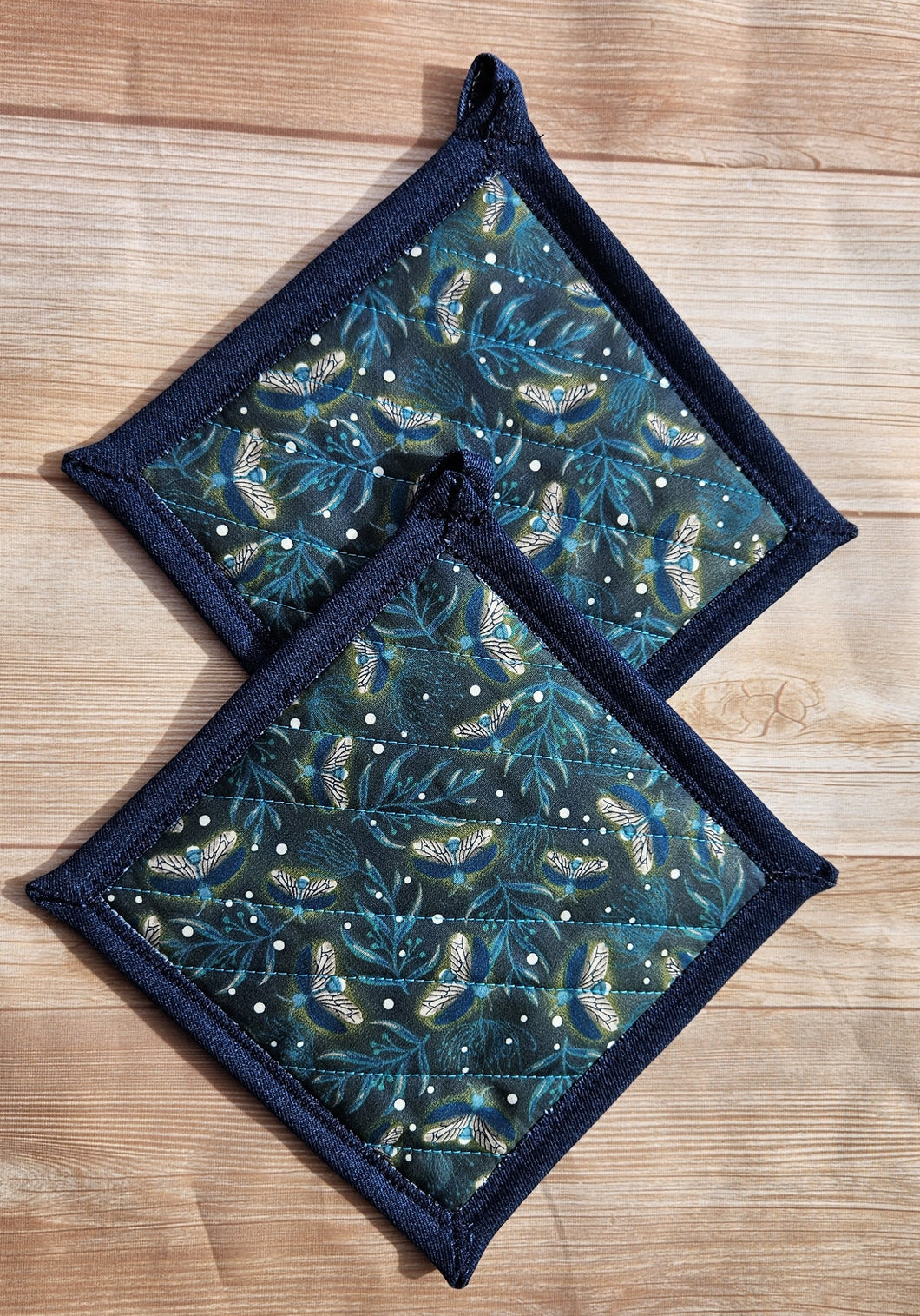 Pot Holders - Luna Moths
