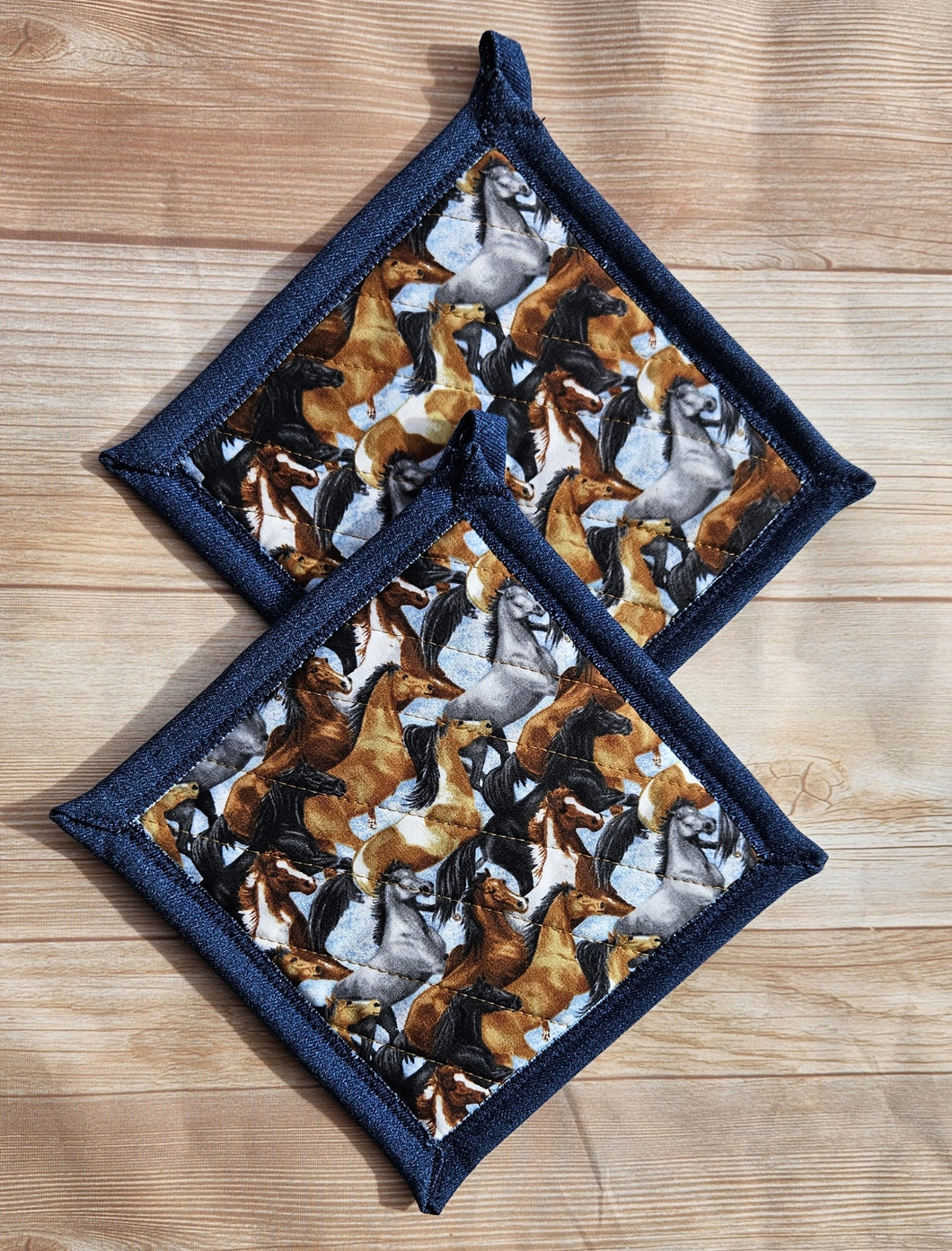 Pot Holders - Wild Horses
