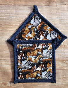 Pot Holders - Wild Horses